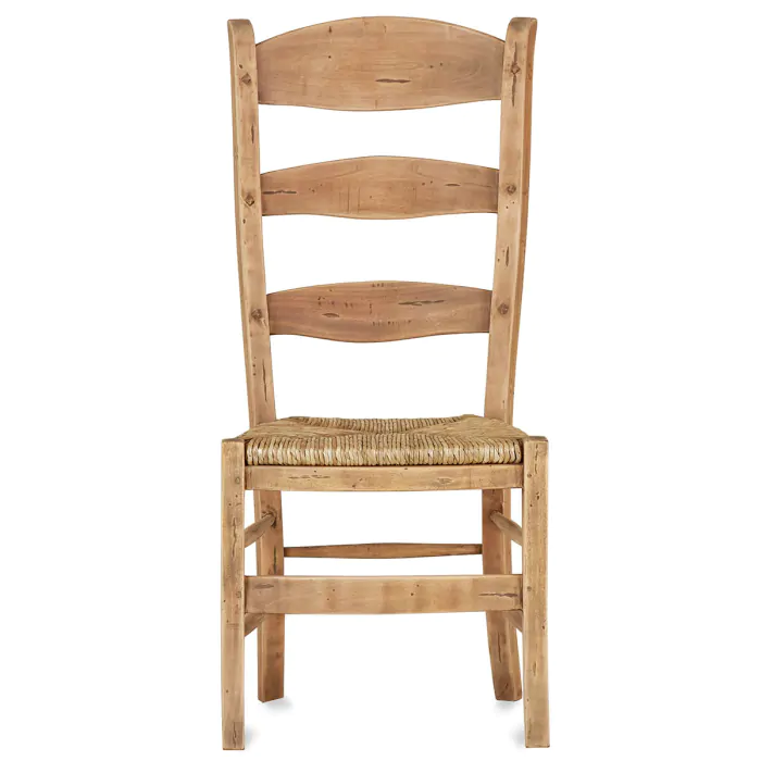 Unfinished ladder back best sale chairs with rush seats