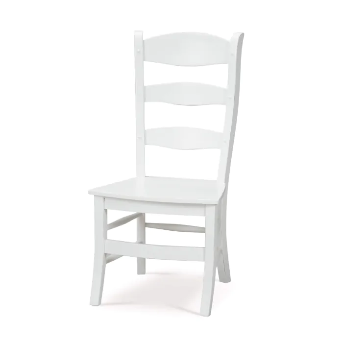 White ladder back discount chair