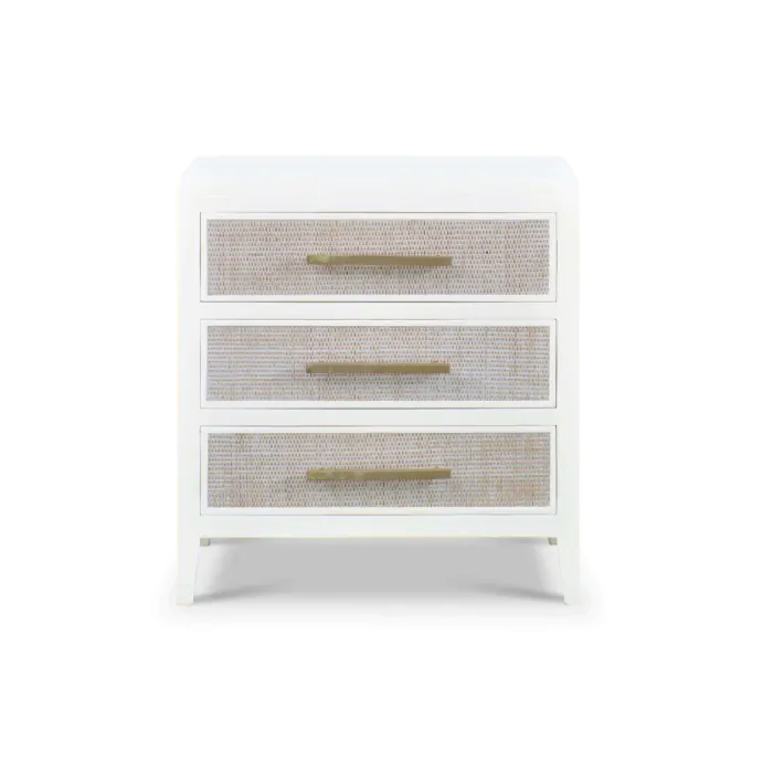 Crown Mark Stanley B1600-2 Traditional 3-Drawer Nightstand with Marble Top, A1 Furniture & Mattress