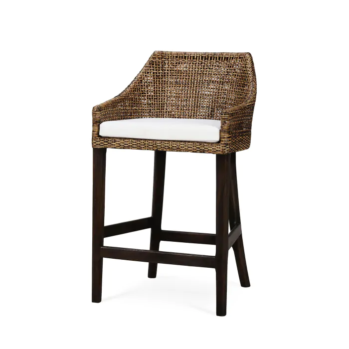 Rattan stool online cushion