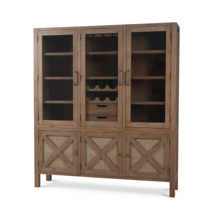 Teak sales wine cabinet